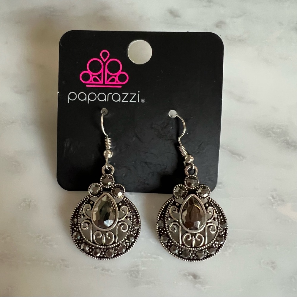 NWT!! Paparazzi earrings with rhinestones!